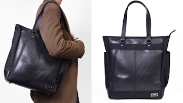 SEAL 2way トートバッグ ビジネスバッグ A4 タイヤ 黒 バイカラー SEAL